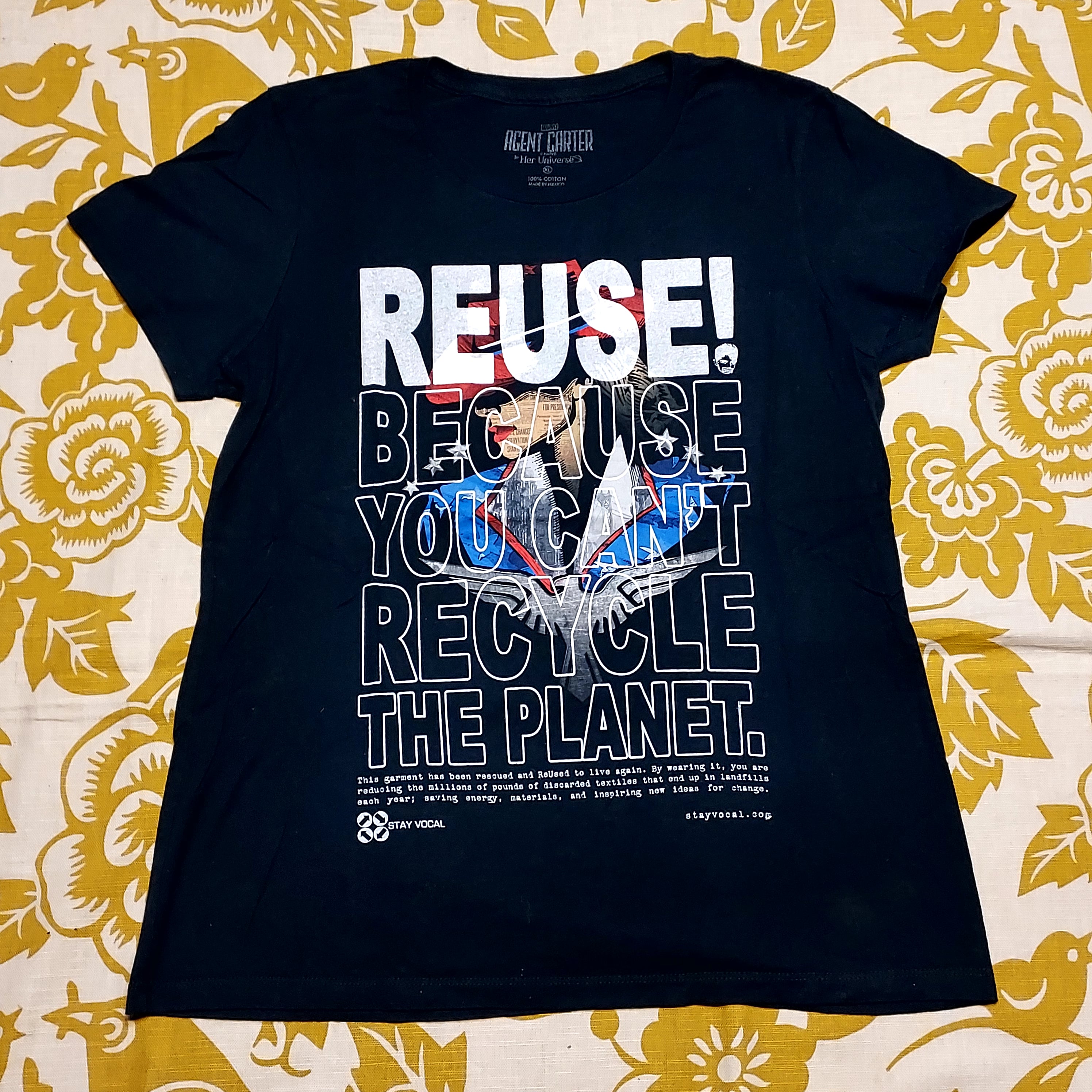 One of a Kind (Women's XL) REUSE! Agent Carter T-Shirt