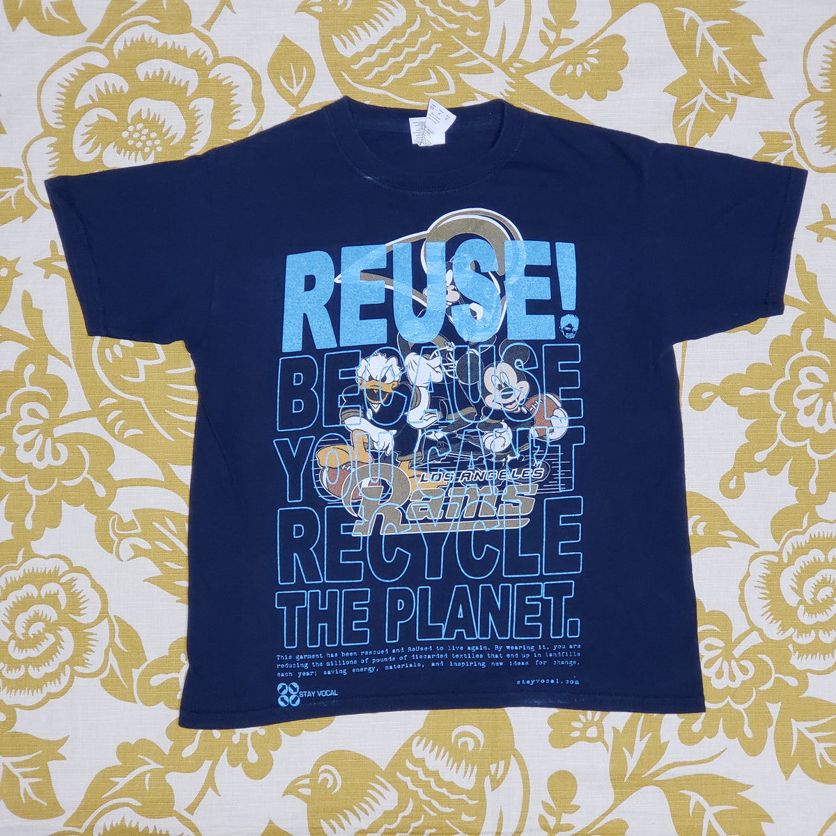 One of a Kind (Kid's S) REUSE! Los Angeles Rams Disney T-Shirt – STAY VOCAL