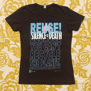 One of a Kind (Men's S) REUSE! Silence = Death T-Shirt