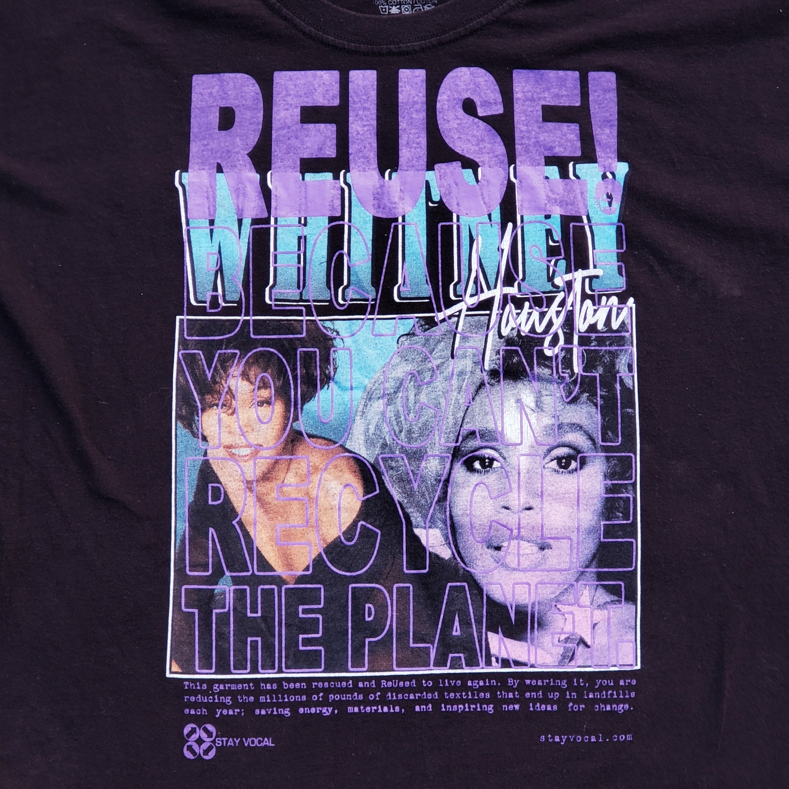 One of a Kind (Men's XXL) REUSE! Whitney Houston T-Shirt