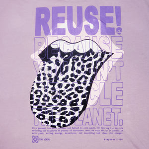 One of a Kind (Women's XL) REUSE! Rolling Stones Leopard Tongue T-Shirt