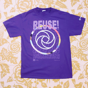 One of a Kind (Men's M) REUSE! Pride Circle T-Shirt