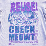 One of a Kind (Men's S) REUSE! Check Meowt Cat T-Shirt