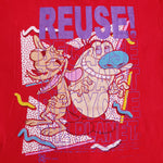 One of a Kind (Men's L) REUSE! Ren and Stimpy T-Shirt