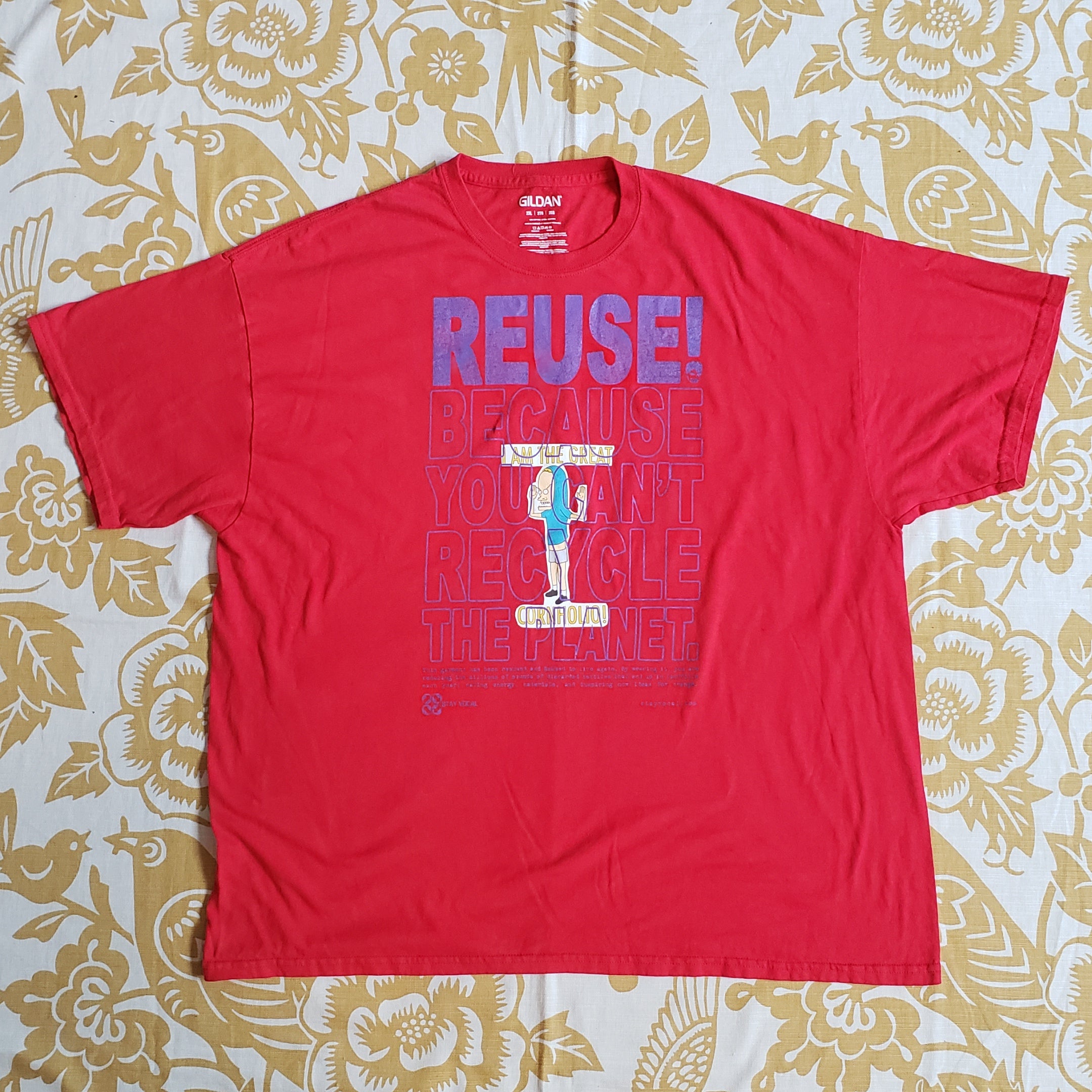 One of a Kind (Men's XXL) REUSE! Beavis I Need TP T-Shirt