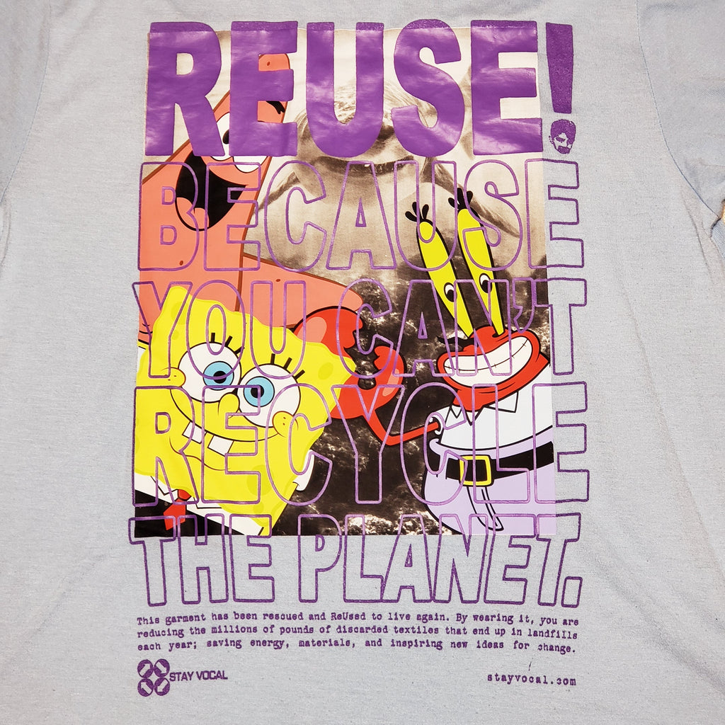 One of a Kind (Women's L) REUSE! Spongebob Squarepants & Friends Selfie T-Shirt