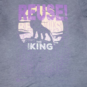 One of a Kind (Women's XL) REUSE! The Lion King Silhouette T-Shirt