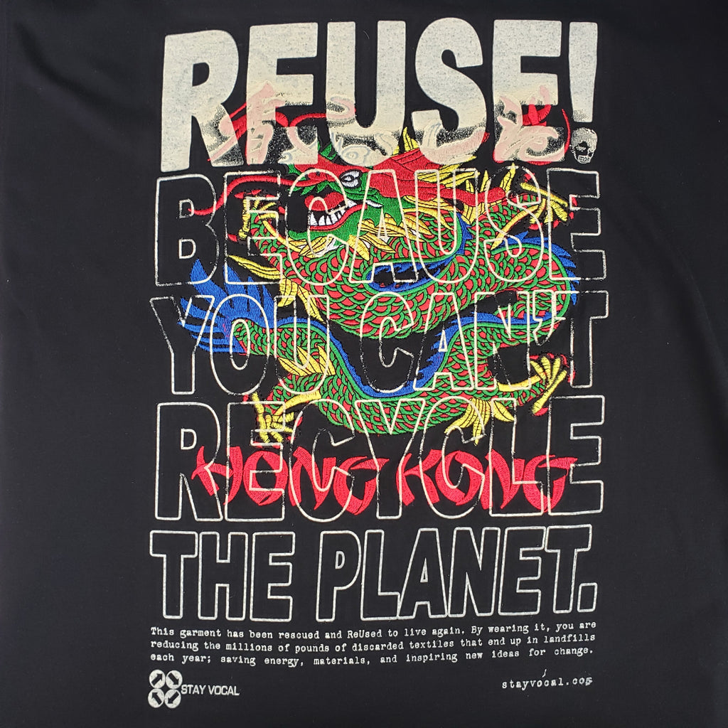 One of a Kind (Men's M ) REUSE! Hong Kong T-Shirt