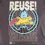 One of a Kind (Men's L) REUSE! Daffy Duck Face T-Shirt