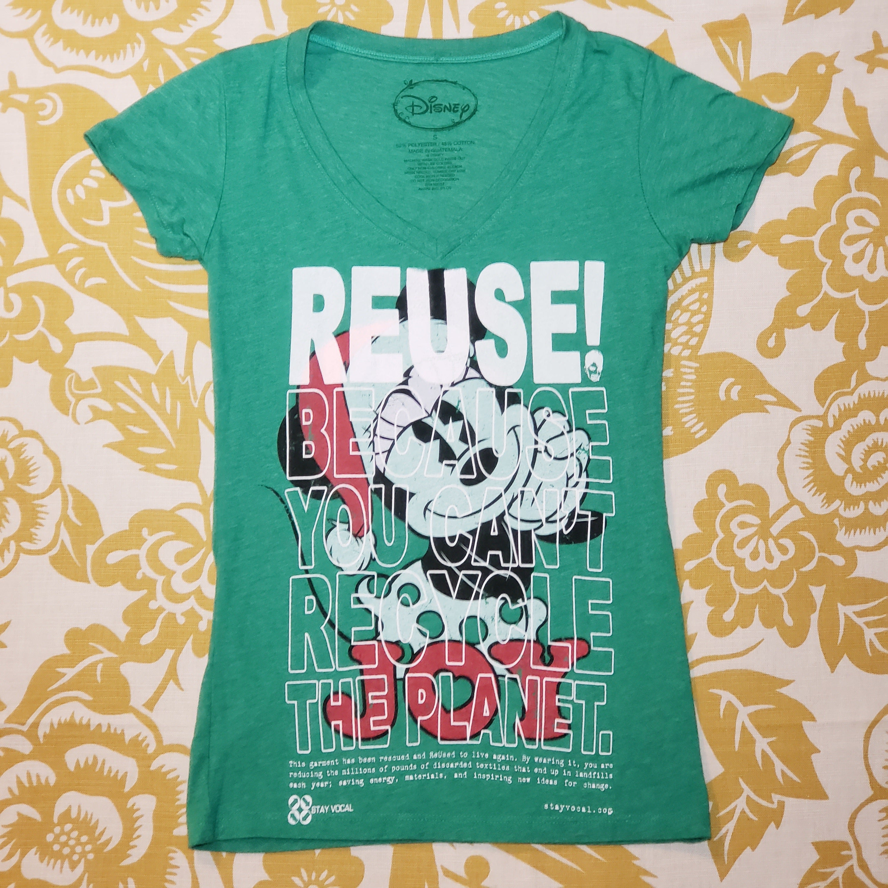 One of a Kind (Women's S) REUSE! Minnie Mouse Joy T-Shirt