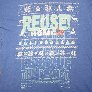 One of a Kind (Men's L) REUSE! Daddy's Home 2 Christmas Sweater T-Shirt