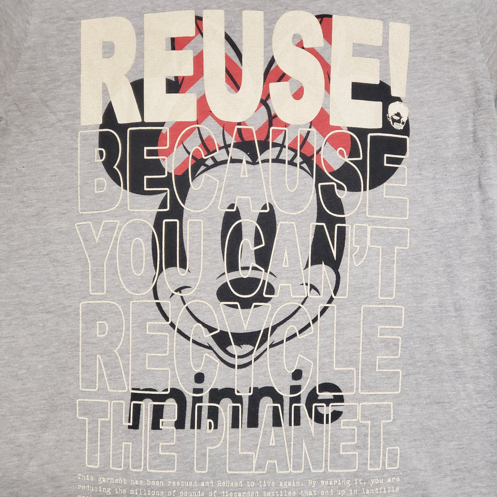 One of a Kind (Women's XS) REUSE! Minnie Face Lowercase T-Shirt
