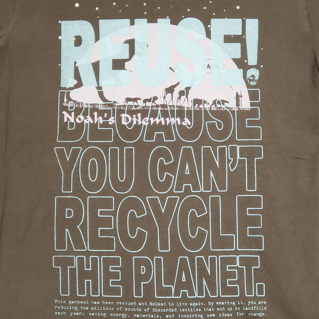 One of a Kind (Men's S) REUSE! Noah's Dilemma T-Shirt