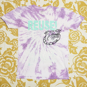 One of a Kind (Men's S) REUSE! Tie Dyed Pocket Bulldog T-Shirt