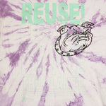 One of a Kind (Men's S) REUSE! Tie Dyed Pocket Bulldog T-Shirt