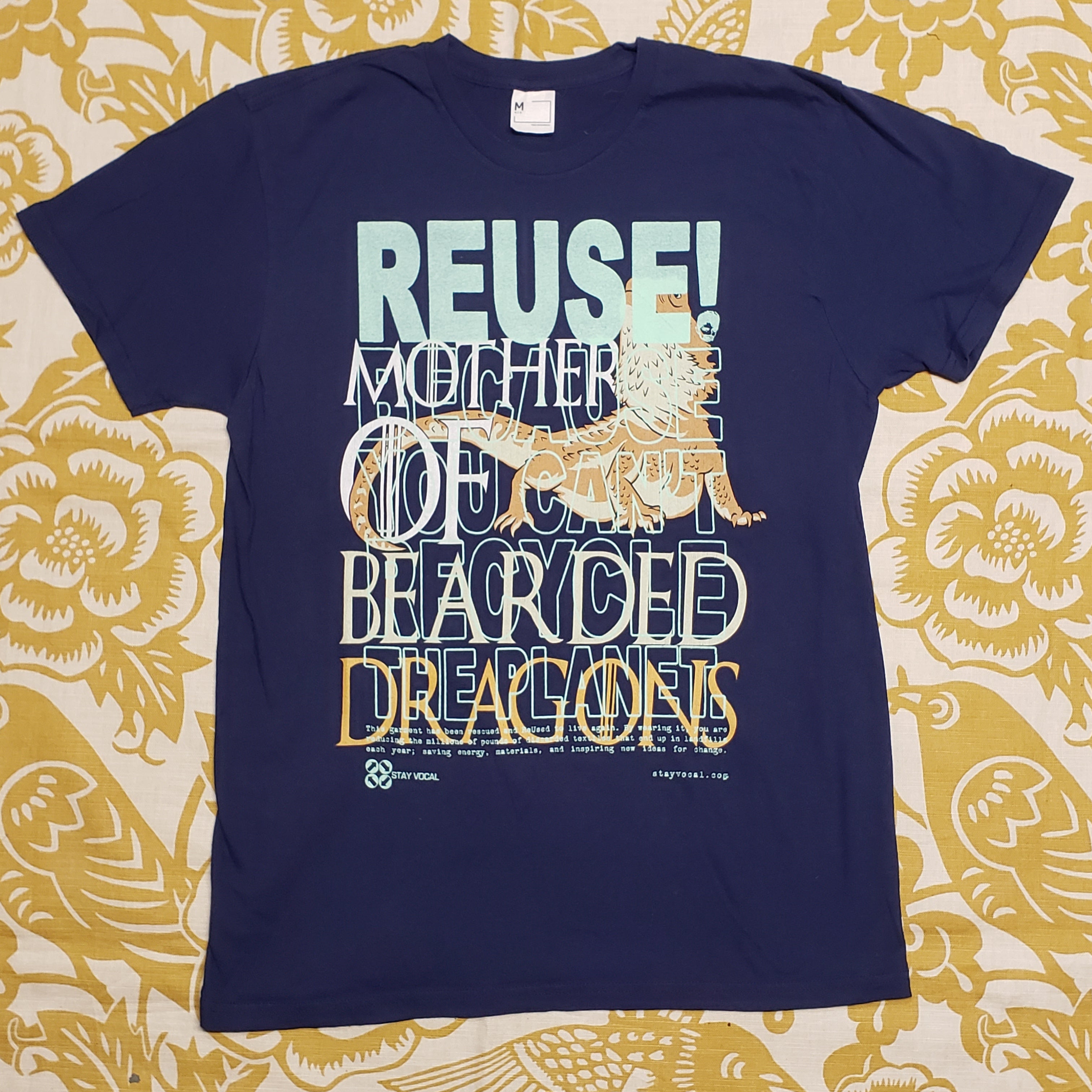 One of a Kind (Men's M) REUSE! Mother of Bearded Dragons T-Shirt