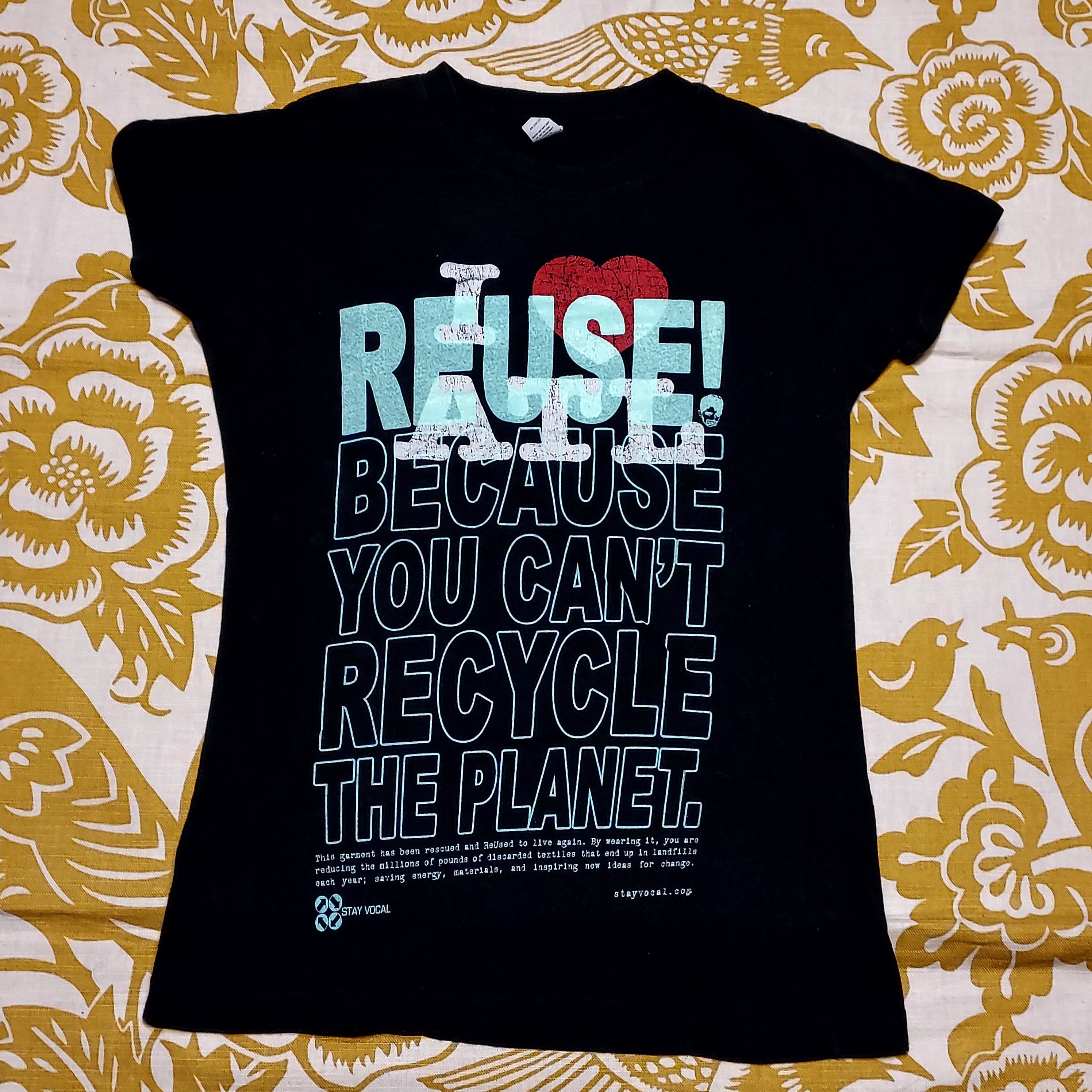 One of a Kind (Women's M) REUSE! I Love Atlanta T-Shirt