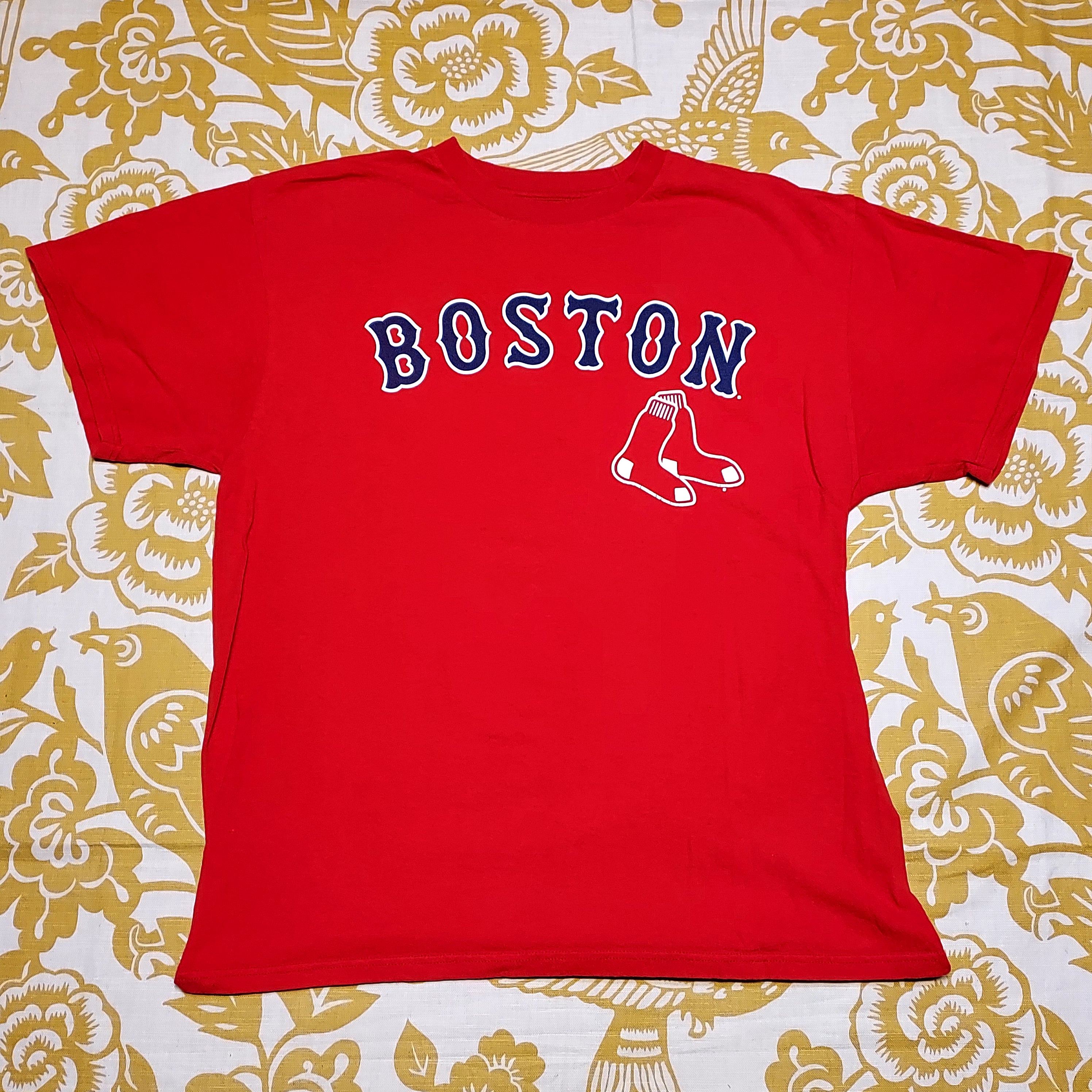 One of a Kind (Men's L) REUSE! Red Sox #1 T-Shirt
