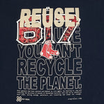 One of a Kind (Men's M) REUSE! Red Sox 617 T-Shirt