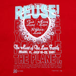 One of a Kind (Men's XXL) REUSE! Lane Family Reunion 2001 T-Shirt