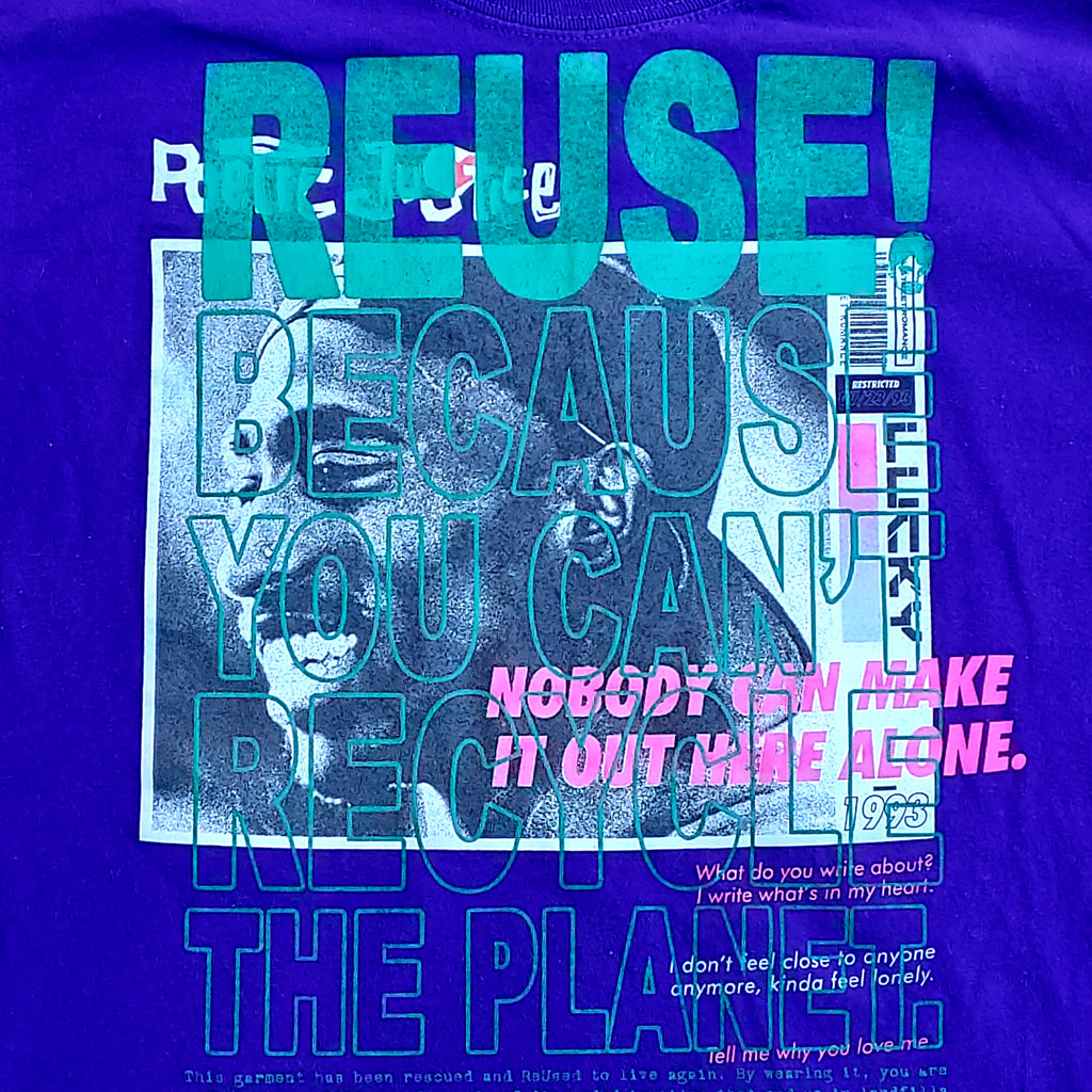 One of a Kind (Men's M) REUSE! 2Pac / Tupac Shakur Poetic Justice Long Sleeve Tee