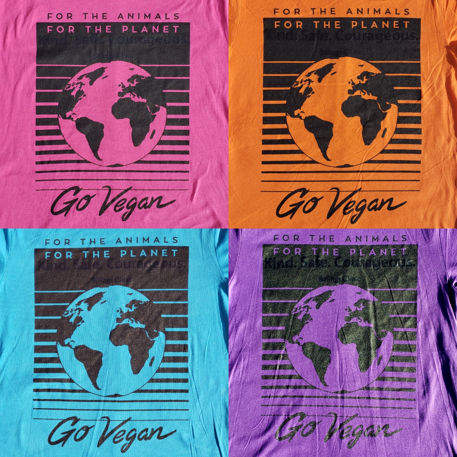 For The Animals, For The Planet, Go Vegan