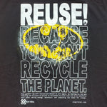 One of a Kind (Men's XL) REUSE! Roughed Up Batman Logo T-Shirt