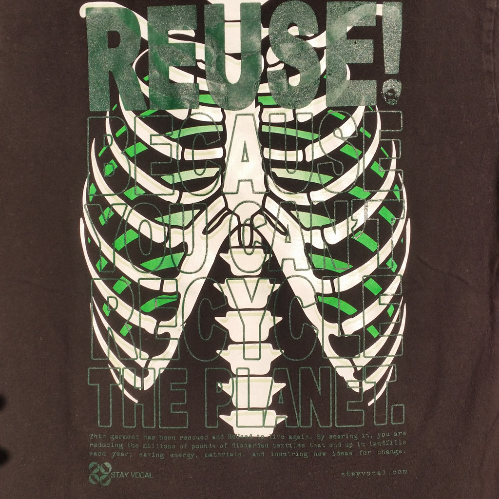 One of a Kind (Kids XL) REUSE! Skeleton Ribs T-Shirt