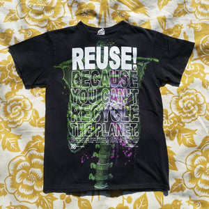 One of a Kind (Men's S) REUSE! Zombie Skeleton T-Shirt