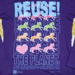 One of a Kind (Girl's L) REUSE! Horses Horses Horses Long Sleeve T-Shirt