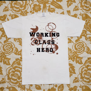 One of a Kind (Men's S) Coffee for a Working Class Hero T-Shirt