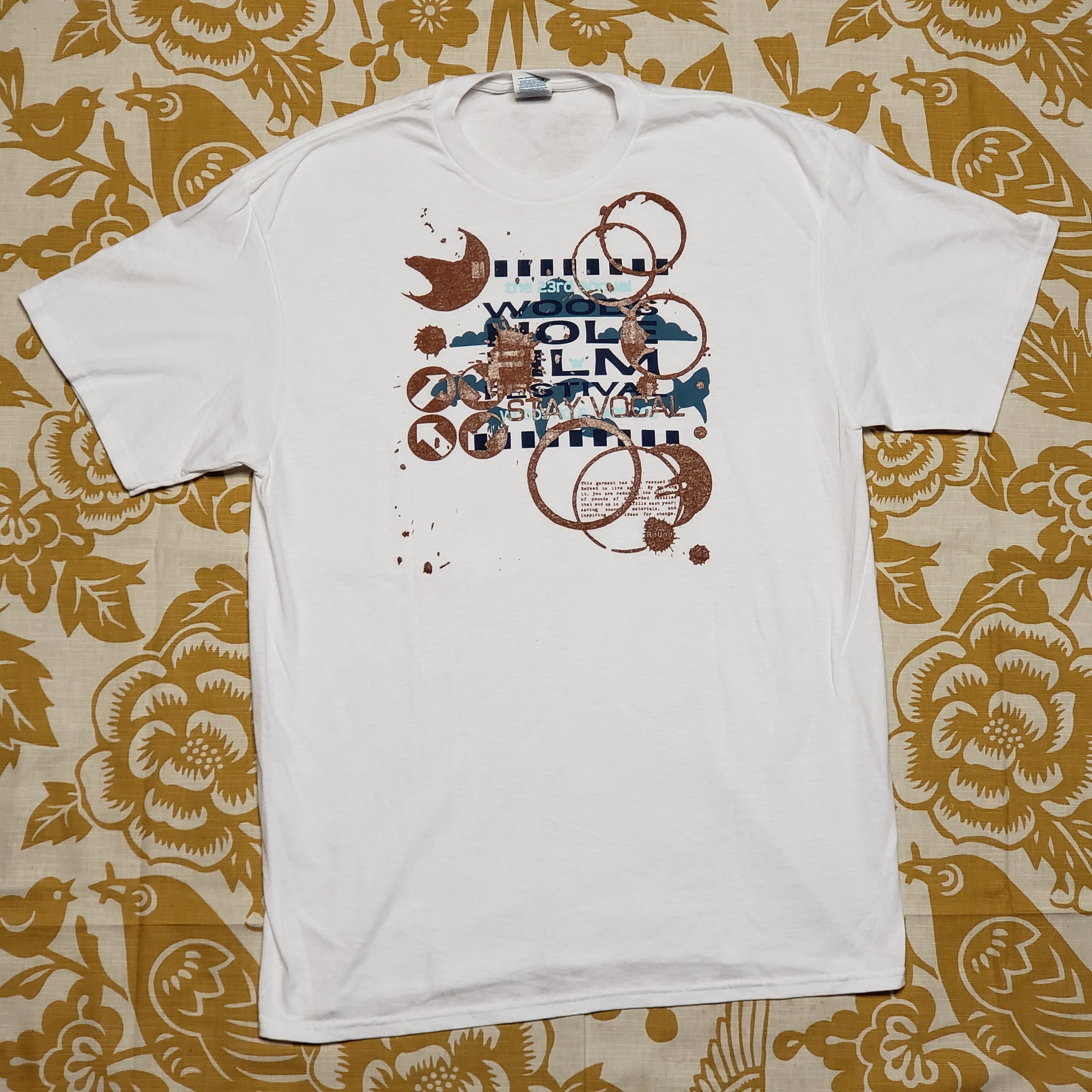 One of a Kind (Men's L) Coffee at the 23rd Woods Hole Film Festival T-Shirt