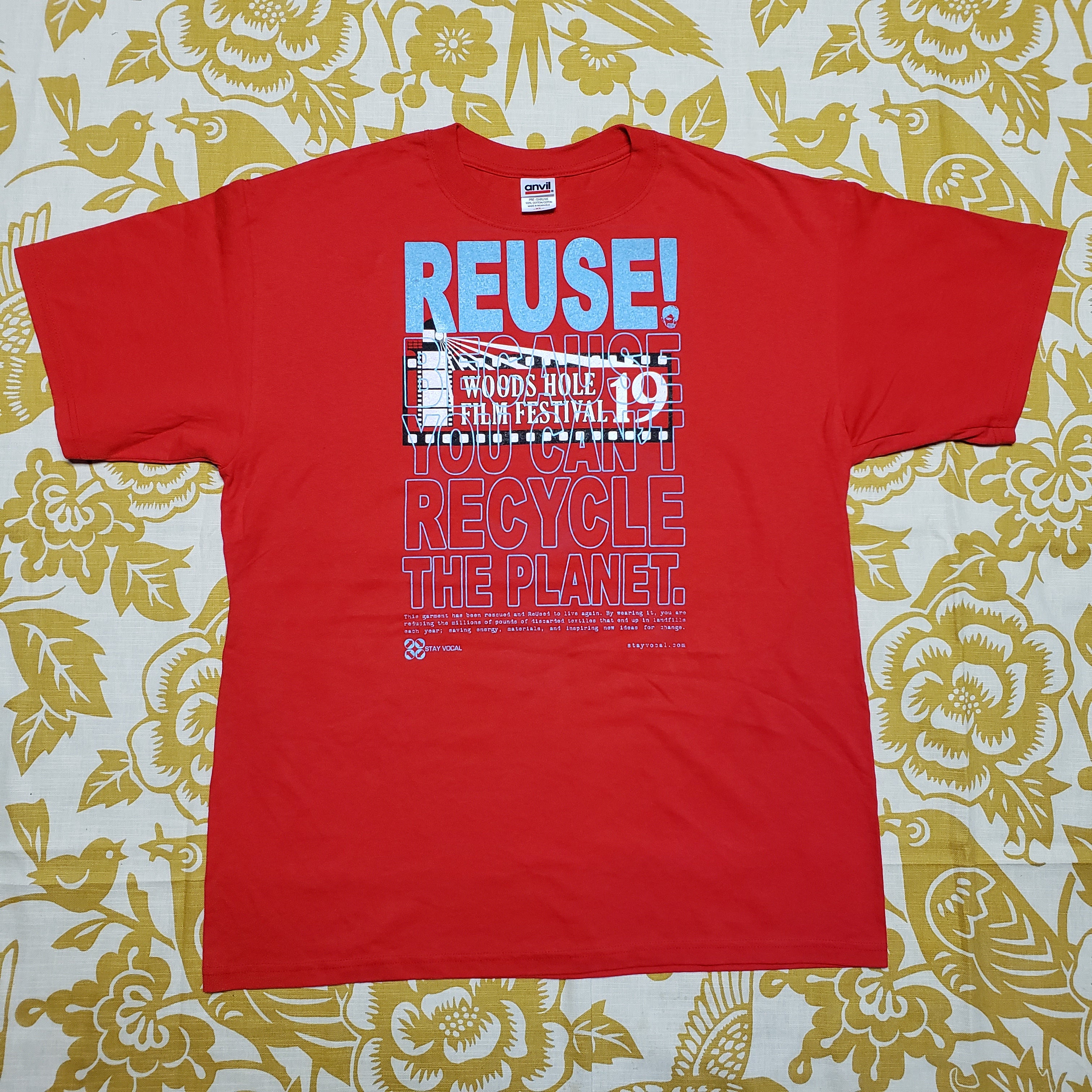 One of a Kind (Men's XL) REUSE! at the 19th Woods Hole Film Festival T-Shirt