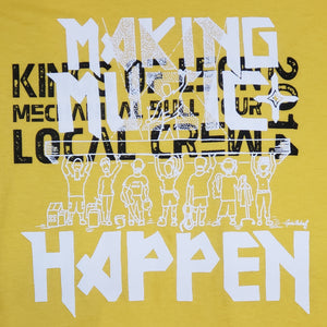One of a Kind (Men's XL) Making Music Happen Kings of Leon Local Crew T-Shirt