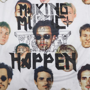 One of a Kind (Men's M ) Making Music Happen Backstreet Boys Faces T-Shirt