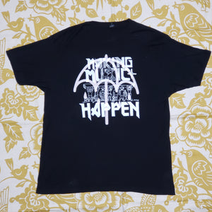 One of a Kind (Men's XL) Making Music Happen Bring Me The Horizon Black T-Shirt