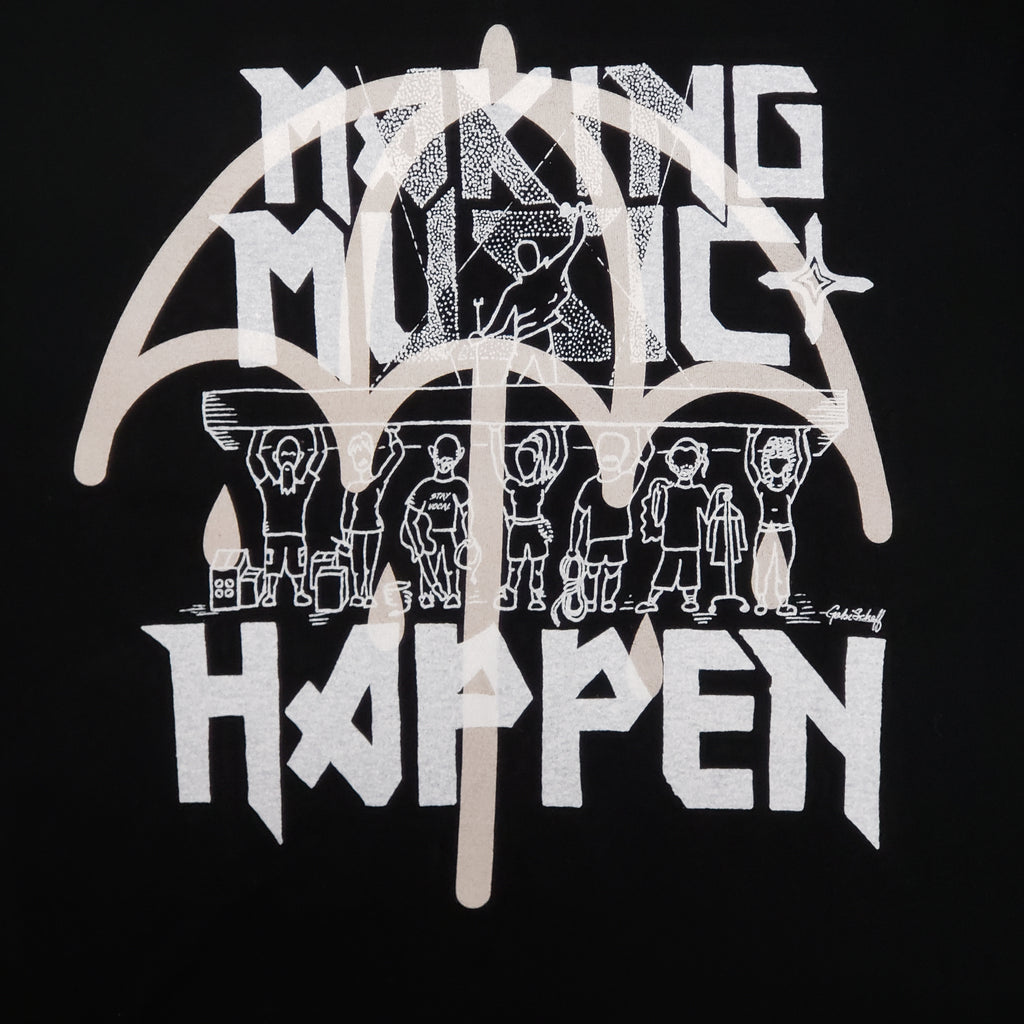 One of a Kind (Men's XL) Making Music Happen Bring Me The Horizon Black T-Shirt