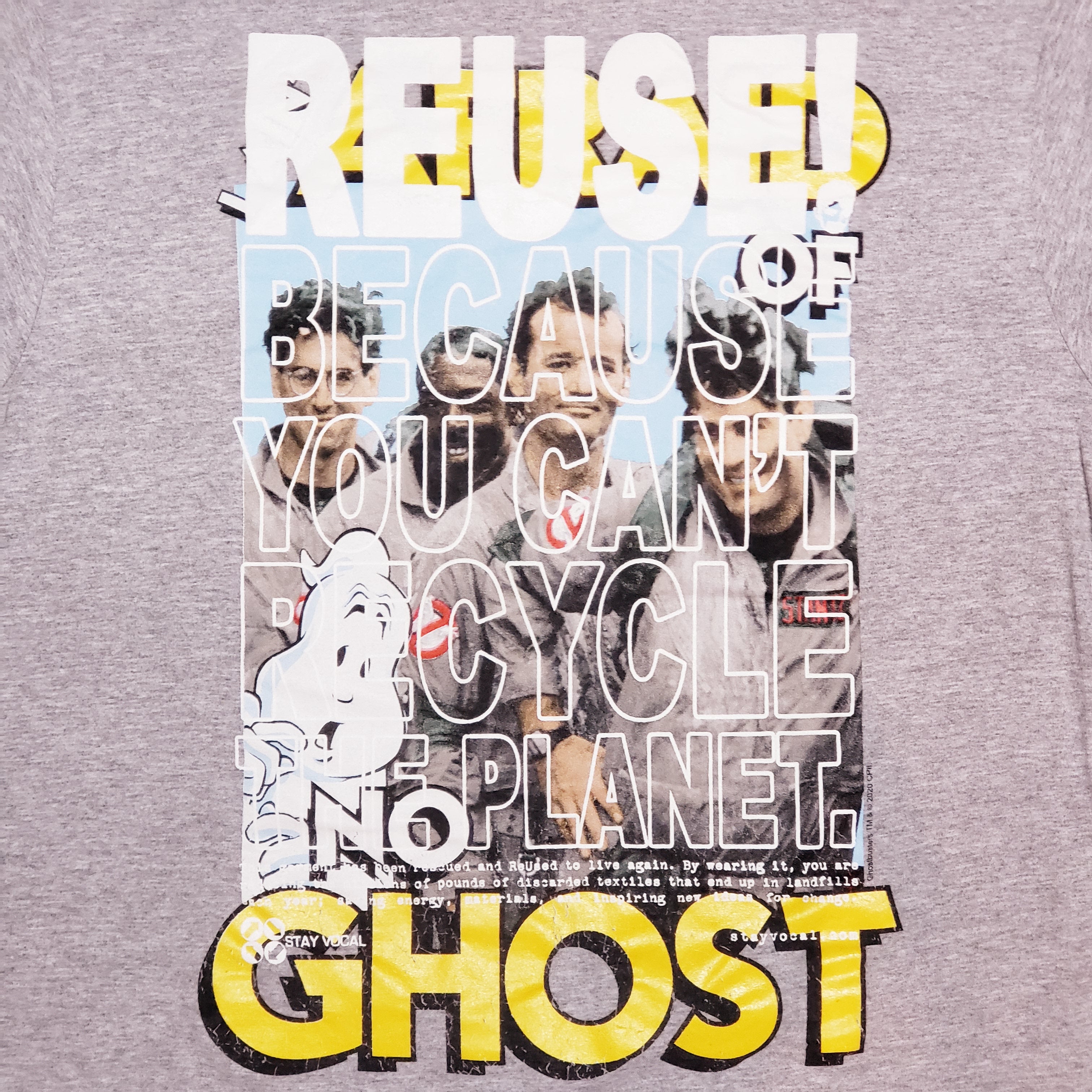 One of a Kind (Men's M) REUSE! Ghostbusters Photo T-Shirt