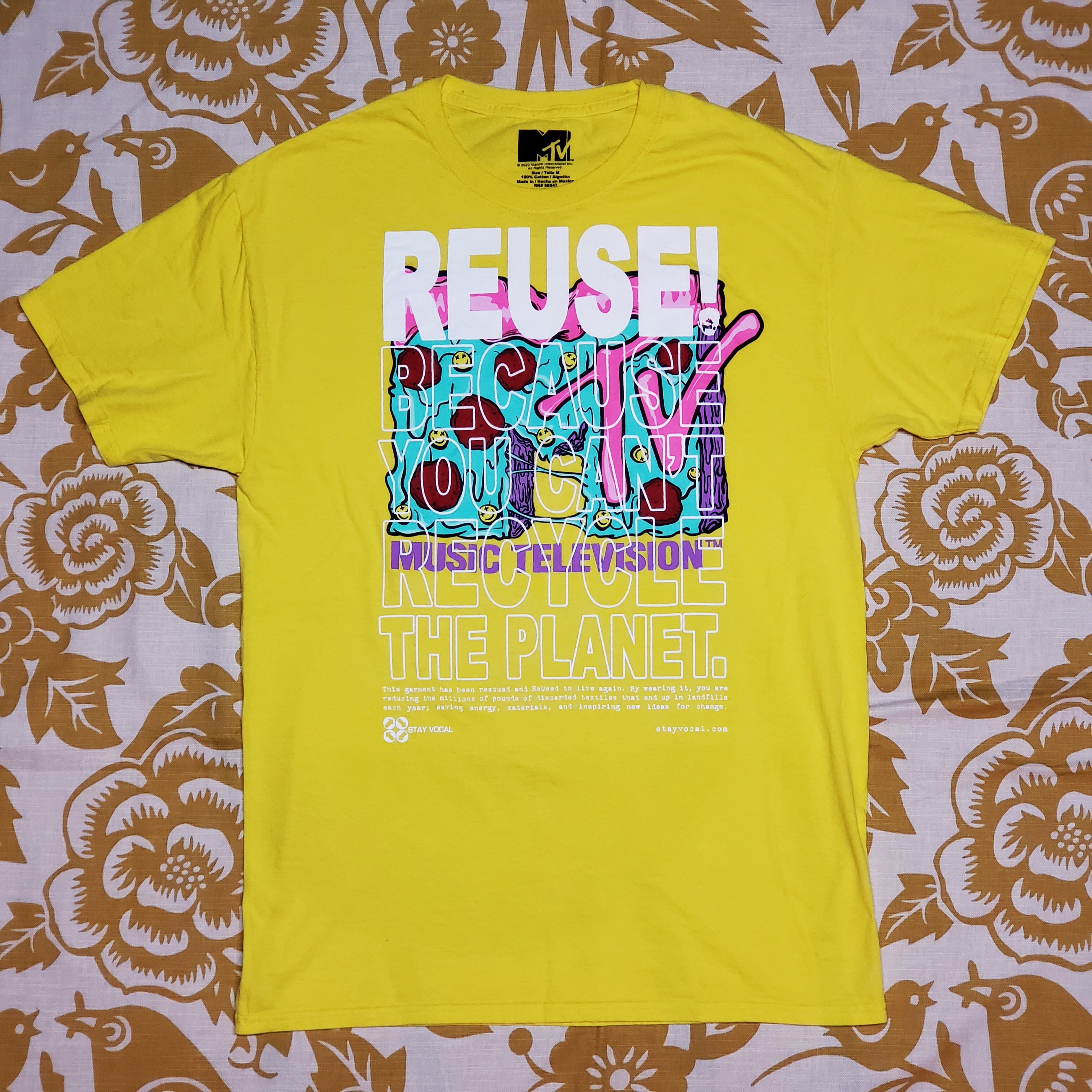 One of a Kind (Men's M) REUSE! MTV Frosting T-Shirt