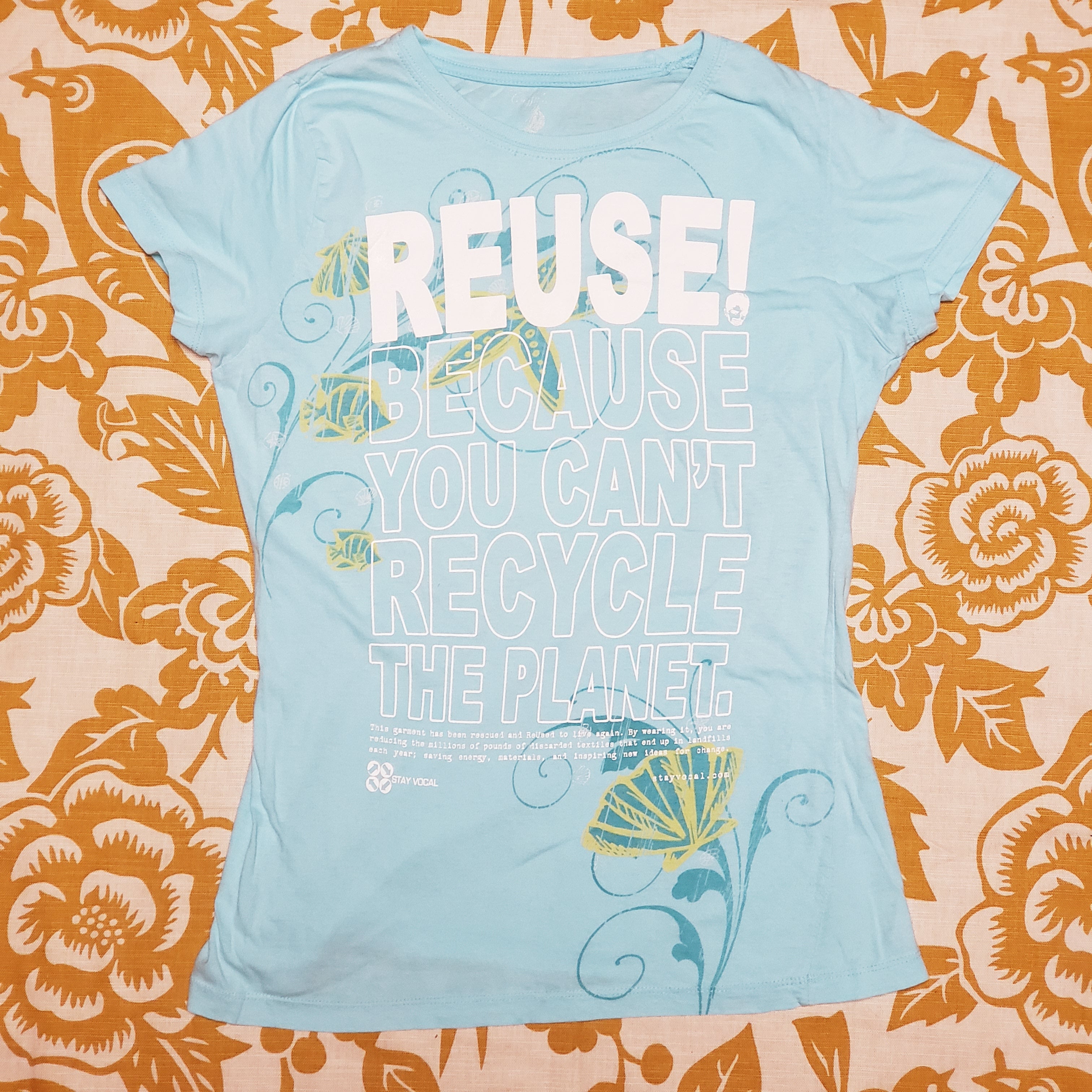 One of a Kind (Women's L) REUSE! Underwater T-Shirt