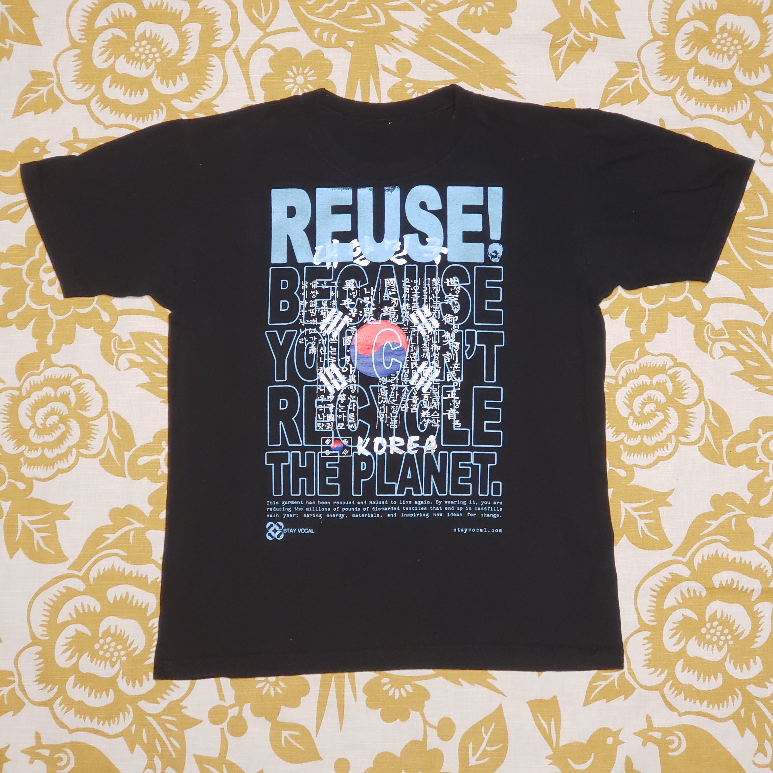 One of a Kind (Men's S) REUSE! South Korea T-Shirt
