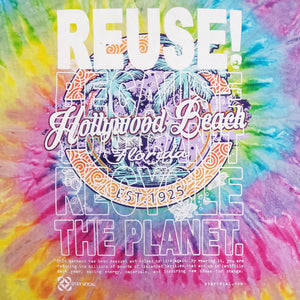 One of a Kind (Men's M) REUSE! Hollywood Beach, Florida Hippie T-Shirt