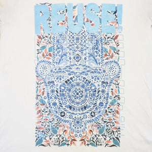One of a Kind (Women's M) REUSE! Flowers and Symmetry T-Shirt