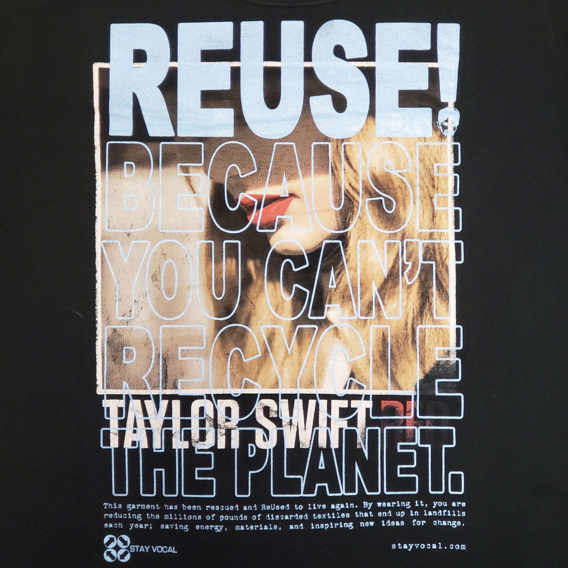 One of a Kind (Women's M) REUSE! Taylor Swift Red T-Shirt