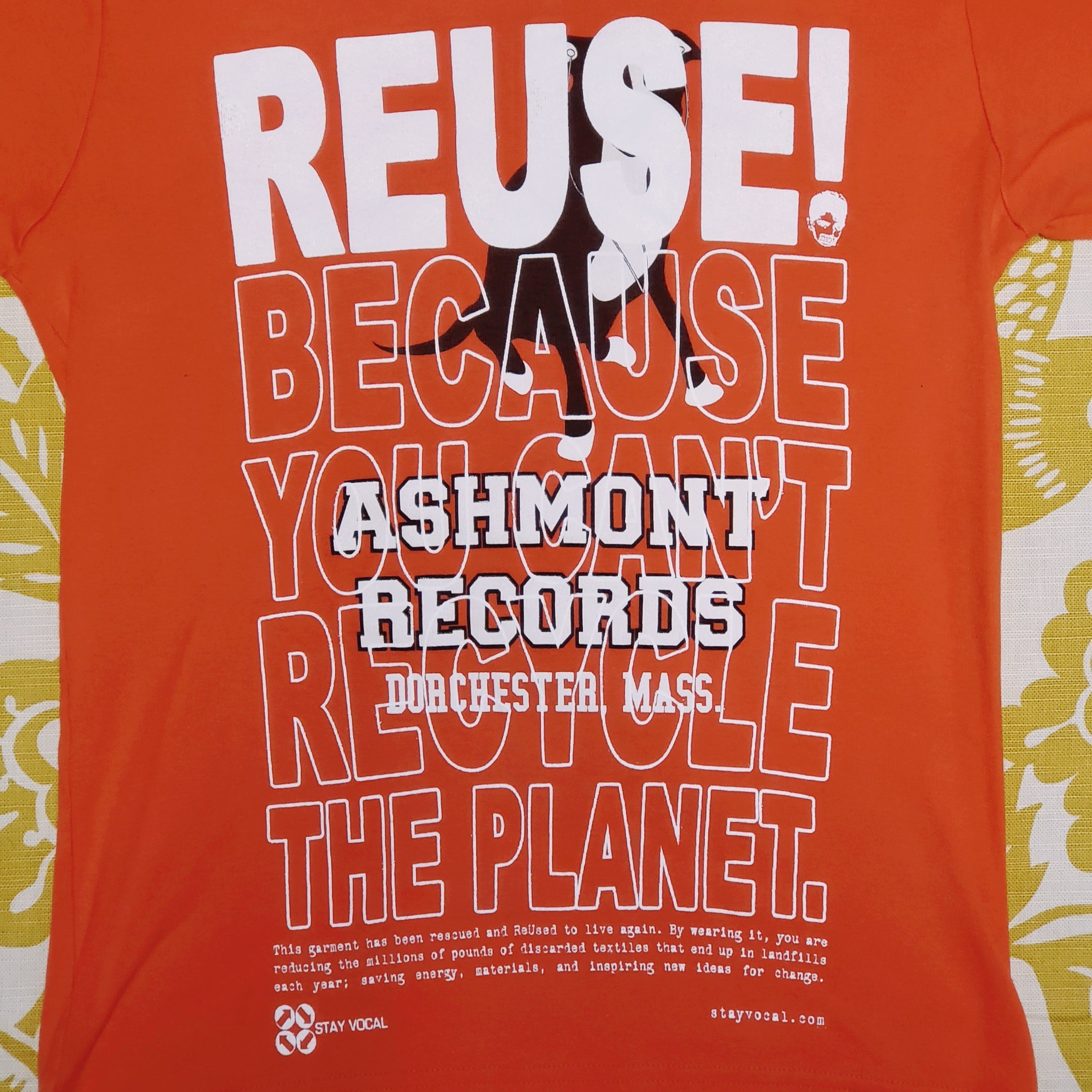 One of a Kind (Women's L) REUSE! Ashmont Records Dorchester, MA T-Shirt