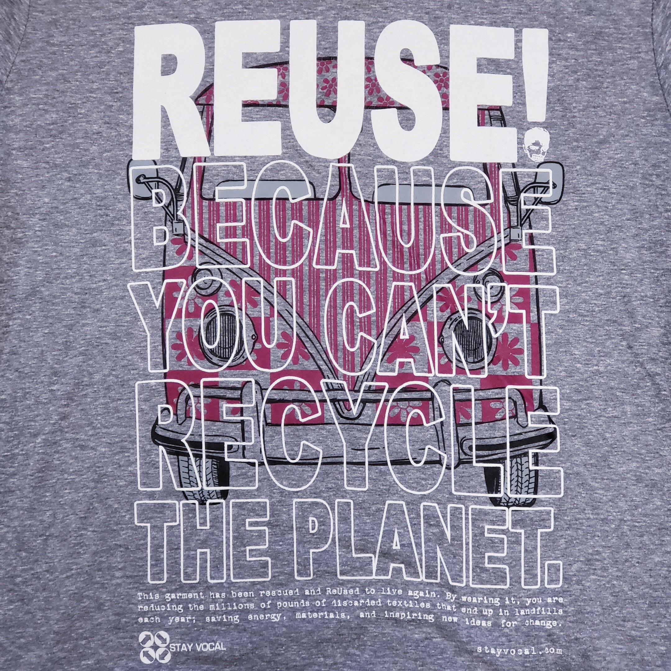 One of a Kind (Women's L) REUSE! 60s Volkswagen Van T-Shirt