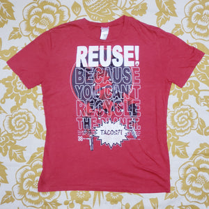 One of a Kind (Men's L) REUSE! Deadpool Tacos T-Shirt