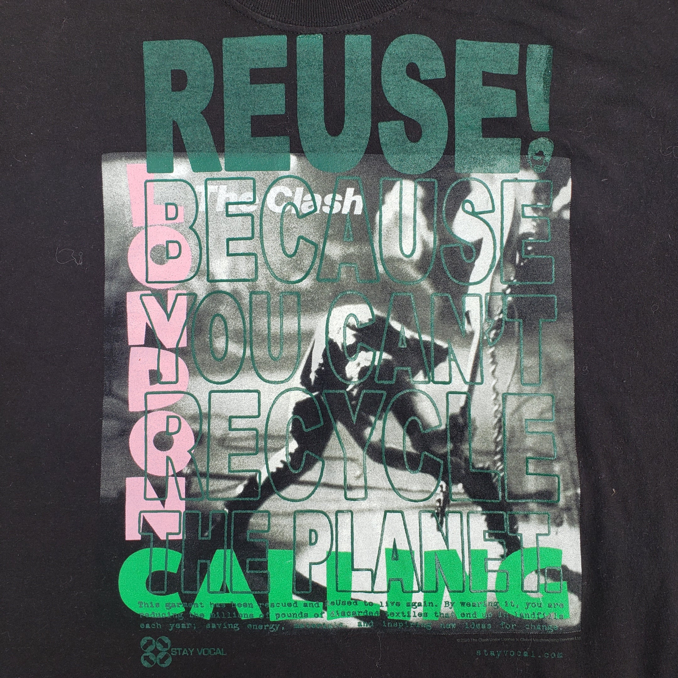 One of a Kind (Men's XL) REUSE! The Clash London Calling T-Shirt