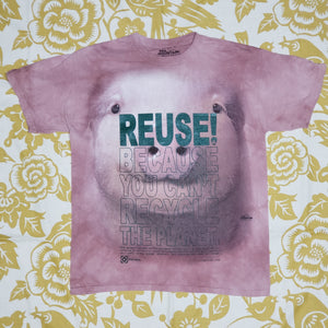 One of a Kind (Men's M) REUSE! Pig Face T-Shirt