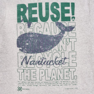 One of a Kind (Men's M) REUSE! Nantucket Whale T-Shirt